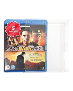 Premium Steelbook Slipcovers Protector Compatible with Blu-Ray Custom Fit Visible Spine 0.35mm Crystal Clear PET No J-Card Pack Sizes 1-100 (10)