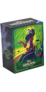 Ravensburger Disney Lorcana TCG Trading Cards for Adults and Kids Age 8 Years Up - Scar Deck Box ...