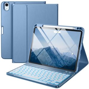 Vobafe Case with Keyboard for iPad Air 11 Inch 2024 M2 /Air 5th/Air 4th Generation Case with Keyboard