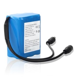 WoskjXas DC 12V 5200mAh Lithium-ion Rechargeable Battery for most 12V Devices