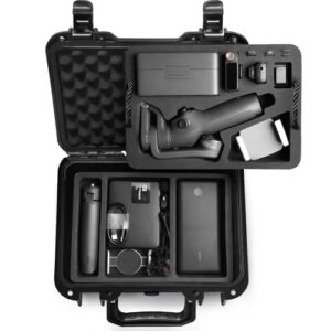 LEKUFEE Waterproof Hard Case Compatible with DJI Osmo Mobile 6