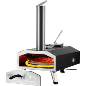 VEVOR Dual Fuel Pizza Oven for Outdoor Use