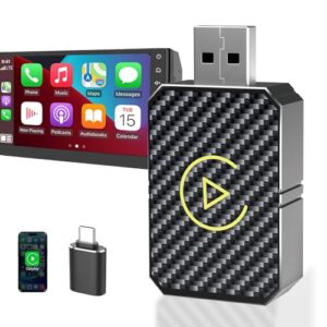 LuckyMoon Wireless CarPlay Adapter for iPhone (iOS 10+) 2025 Upgraded