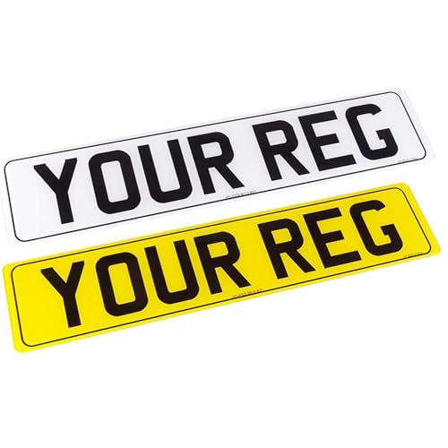 Number Plates - 2D | 3D | 4D | 4D Gel Car Registration Number Plates | Road/MOT Compliant | Cars