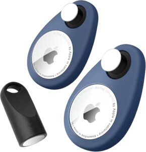 Airtag Holder for Kids Baby Toddler Hidden 2 Pack GPS Tracker Case