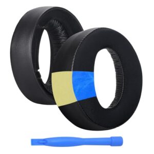 Ear Pads Replacement for Sony PlayStation 5 3D Pulse Wireless Headset PS5 by MMOBIEL – Cooling Gel Ear Pad Cushions – Earpads Replacement – Black