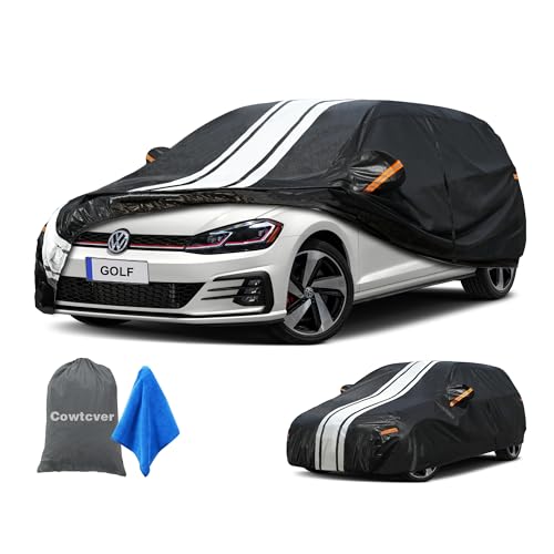 Cowtcver Hatchback Car Cover Waterproof Breathable for Winter