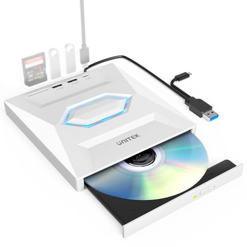 UNITEK External CD DVD Drive