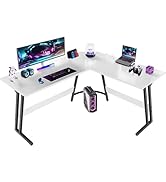 Devoko L Shaped Gaming Desk Corner Gaming Desk 150x130x75cm Corner Computer Desk Computer Gaming ...