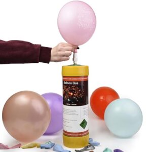 Helium Gas Canister Cylinder 3.3L with Filling Nozzle – Fills 40x 9" Latex Balloons