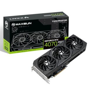 maxsun GeForce RTX 4070 Super Terminator X3 12GB Video Gaming Graphics Card PCIE 4.0