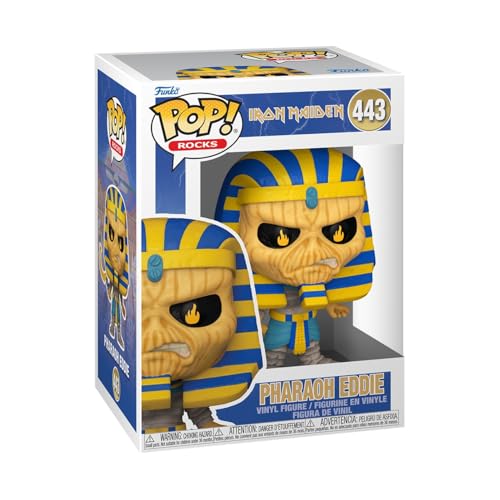Funko Pop! Rocks: Iron Maiden - Pharaoh Eddie - Pharoah - Collectable Vinyl Figure - Gift Idea - Official Merchandise - Toys for Kids & Adults - Music Fans - Model Figure for Collectors and Display