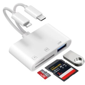 USB C SD Card Reader for iPhone iPad