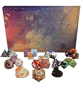Fiorky Dnd Advent Calendar 2024, 24 Days Christmas Countdown Calendar with Dice and Dnd Figures C...