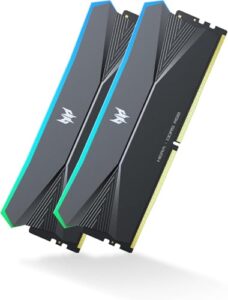 Acer Predator Hera DDR5 RGB RAM 32GB (16GBx2) 8000MHz CL36 Comptuer Memory (only for Z890&X870) AMD EXPO Intel XMP Compatible