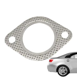 Exhaust Pipe Gasket | Replacement Sealing Pad 2-Bolt Flange Gasket | Graphite Stainless Steel Interface Gaskets for Modification Cars Exhaust Pipes