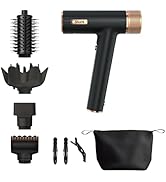 Shark FlexFusion Straight Air + Ceramic Styler, Hair Dryer & Straightener, Storage Case, Scalp Sh...