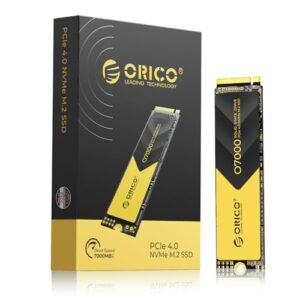 ORICO 512GB NVMe SSD PCIe 4.0- Up to 7000MB/s