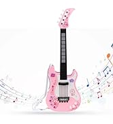 Kids Guitar, Kids Electric Guitar Electric Guitar Toy Multifunctional Folding Kids Guitar Piano M...