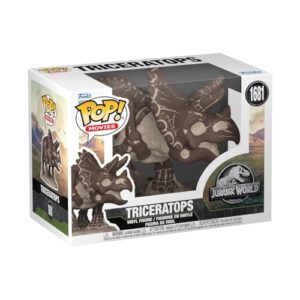 Funko POP! Movies: JP​ Fossil - Triceratops - Jurassic Park - Collectable Vinyl Figure - Gift Idea - Official Merchandise - Toys for Kids & Adults - Movies Fans - Model Figure for Collectors