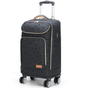 Lekeinchi Travel Laptop Backpack with Wheels Rolling Backpack Laptop Backpack with USB Charging Port