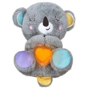 Anxiety Bear Breathing Plush Stuffed Animal Soothing Breathing Otter Calming Dog Relief Elephant Sleeping Buddy Kapibala Anxiety Elk Breathing Teddy Gifts with Rhythmic Breathing Musical Lights