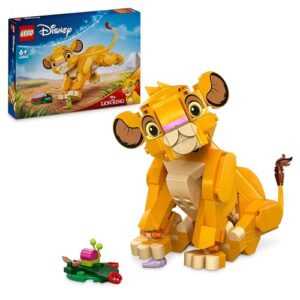 LEGO Disney Simba the Lion King Cub Building Toy for 6 Plus Year Old Girls & Boys