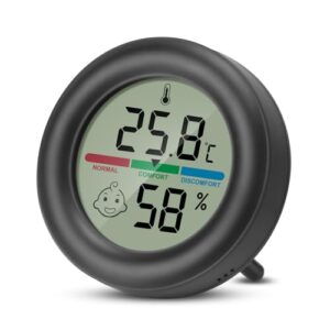 Thlevel Digital Hygrometer Room Thermometer Mini Hygrometer Indoor Thermometer Ambient Digital Humidity Sensor Temperature Monitor for Bedroom