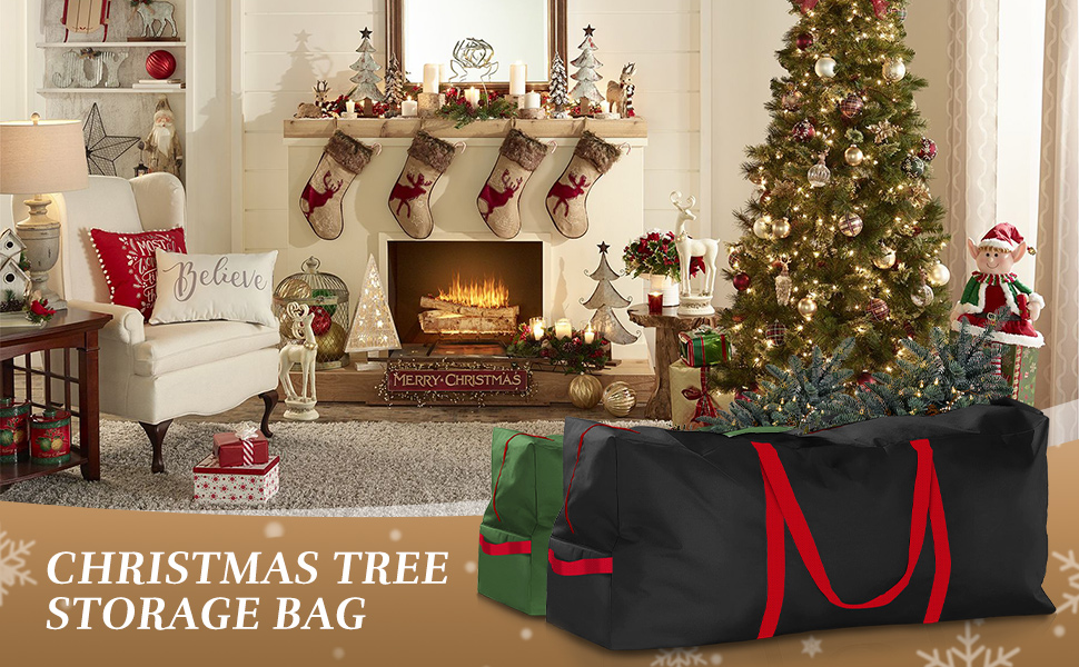 christmas tree removal bag