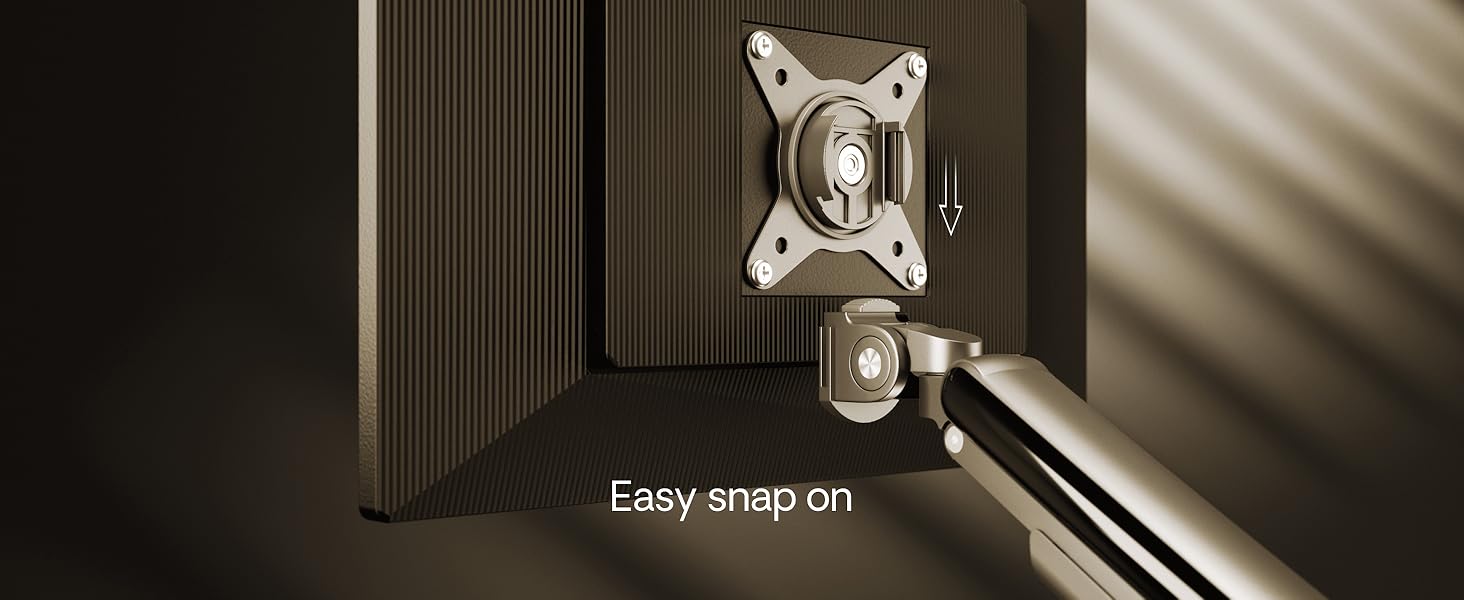 single monitor arm stand desk mount adjustable vesa screen computer bracket long gaming mounted