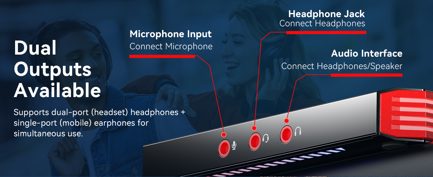 7.1 Gaming DAC External USB Sound Card