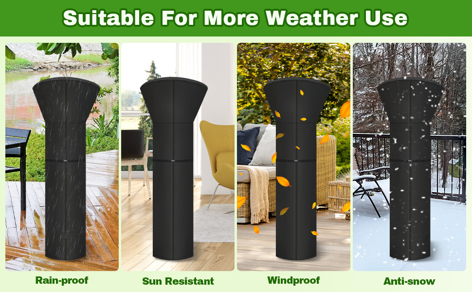 Patio Heater Cover 226x85x48cm