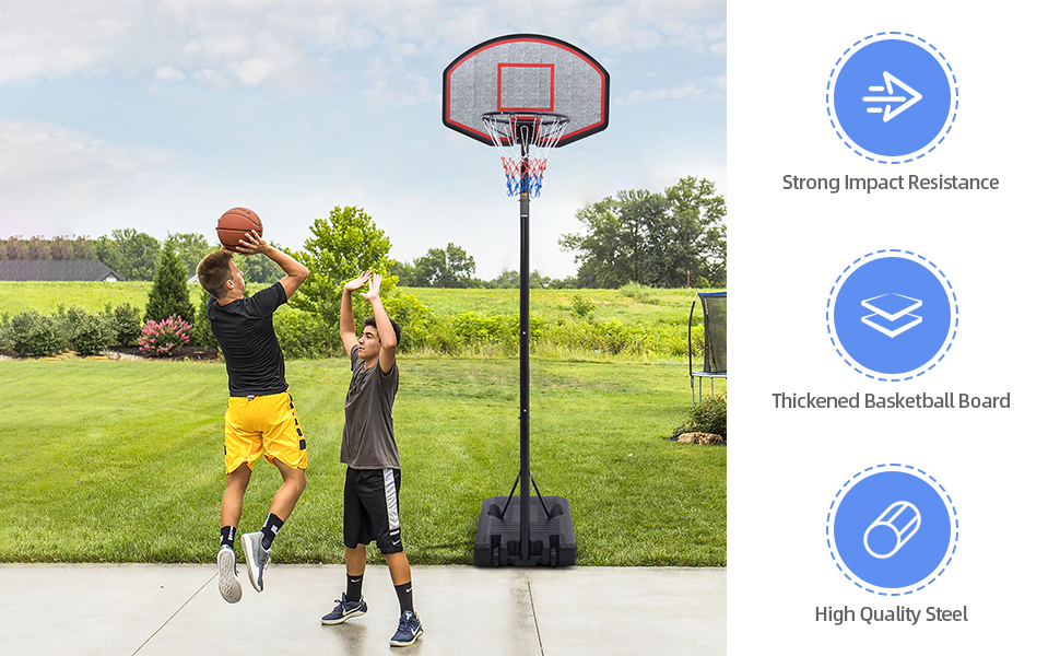 Outdoor Adjustable Basketball Stand