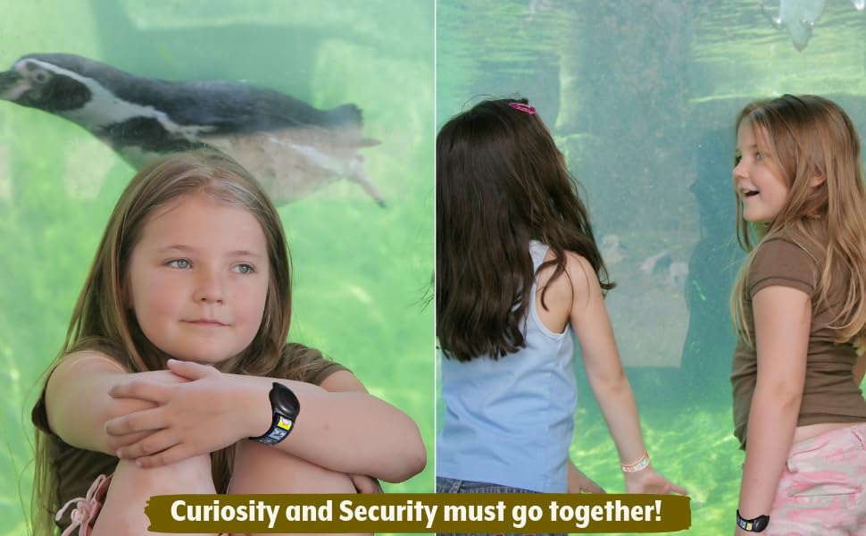 Curiosity and Security must go together Kids Bracelet AirTag Wristband for Elderly