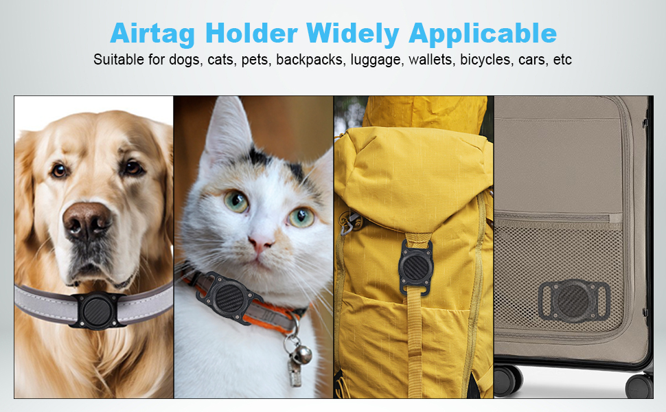 FULLY PROTECTED AIRTAG HODER FOR DOG COLLAR