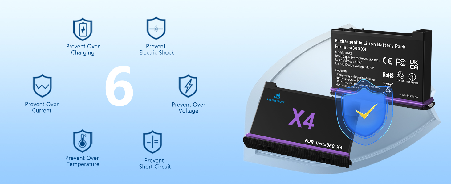 Insta 360 X4 Replacement Battery