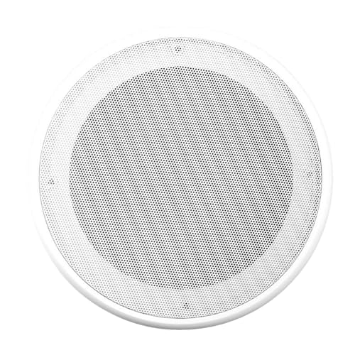 Round Speaker Grill – White Dust-Proof Ceiling Speaker Cover | Stylish Speaker Grill Mesh For Car