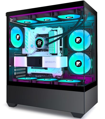 FOIFKIN PC Case - Pre-Installed 5 PWM ARGB Fan
