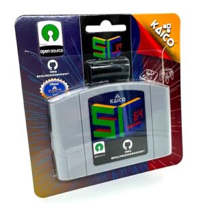 Kaico Edition SummerCart64 Open Source N64 Flash Cart with 64DD Support and Full N64 Compatibility - EverDrive x7 Competitor - N64 Compatible Game Cartridge with 8GB Micro SD card - SC64 Summer Ca