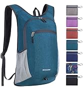 BECOJADDE 15L Hiking Backpack for Men Women Kids, Small Lightweight Packable Foldaway Hiking Dayp...