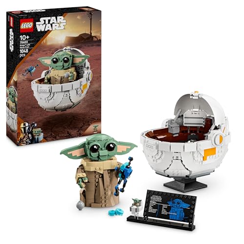 LEGO Star Wars 75403 Grogu with Hover Pram Building Toy Set