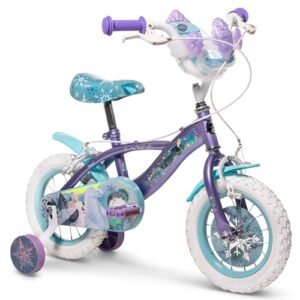 Huffy Disney Frozen 12" Kids Bike with Front Doll Carrier