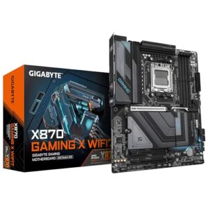 GIGABYTE X870 GAMING X WIFI7 Motherboard - Supports AMD Ryzen 9000 CPUs