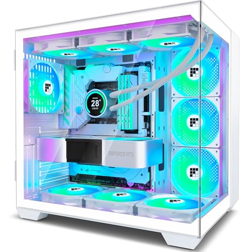 FOIFKIN PC Case - Pre-Installed 6 PWM ARGB Fan