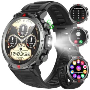 IFMDA Smart Watch for Men Answer/Make Calls - 1.45“ Fitness Watch with Heart Rate/Sleep/SpO2 Monitor