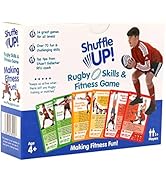 shuffle up gymnastics football rugby tennis boys girls home fun exercise fitness cards sports kids