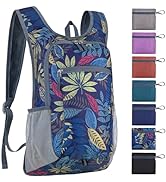 BECOJADDE 15L Hiking Backpack for Men Women Kids, Small Lightweight Packable Foldaway Hiking Dayp...