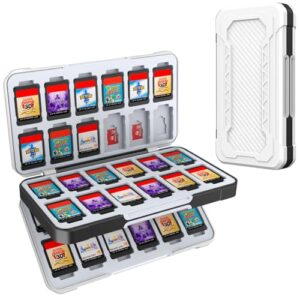 HEIYING Switch Game Case for Nintendo Switch/Switch Lite/Switch OLED Game Card & Micro SD Memory Card