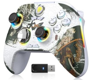 EasySMX PC Controller X15 Enhanced Wireless Bluetooth Controller with Hall Joysticks/Hall Triggers/RGB Lighting - No Stick Drift