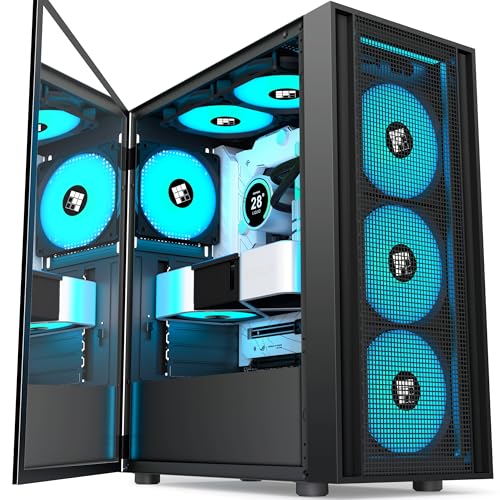 FOIFKIN PC Case - Pre-Installed 4 PWM ARGB Fan